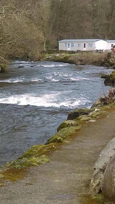 Stunning 3 Bed Riverside Cabin In Snowdonia Caeathro Buitenkant foto