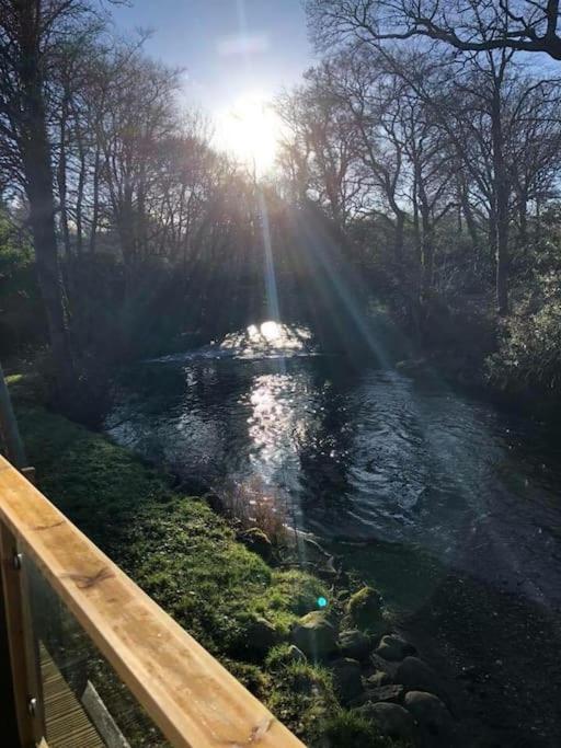 Stunning 3 Bed Riverside Cabin In Snowdonia Caeathro Buitenkant foto