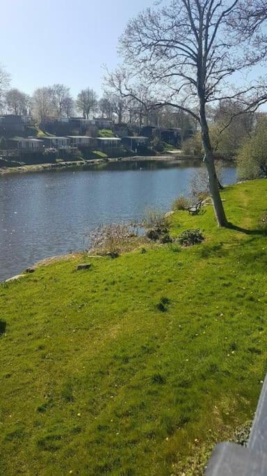 Stunning 3 Bed Riverside Cabin In Snowdonia Caeathro Buitenkant foto
